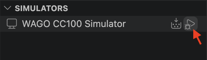 Run Simulator in VS Code