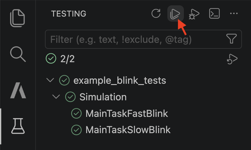 Run Tests in VS Code