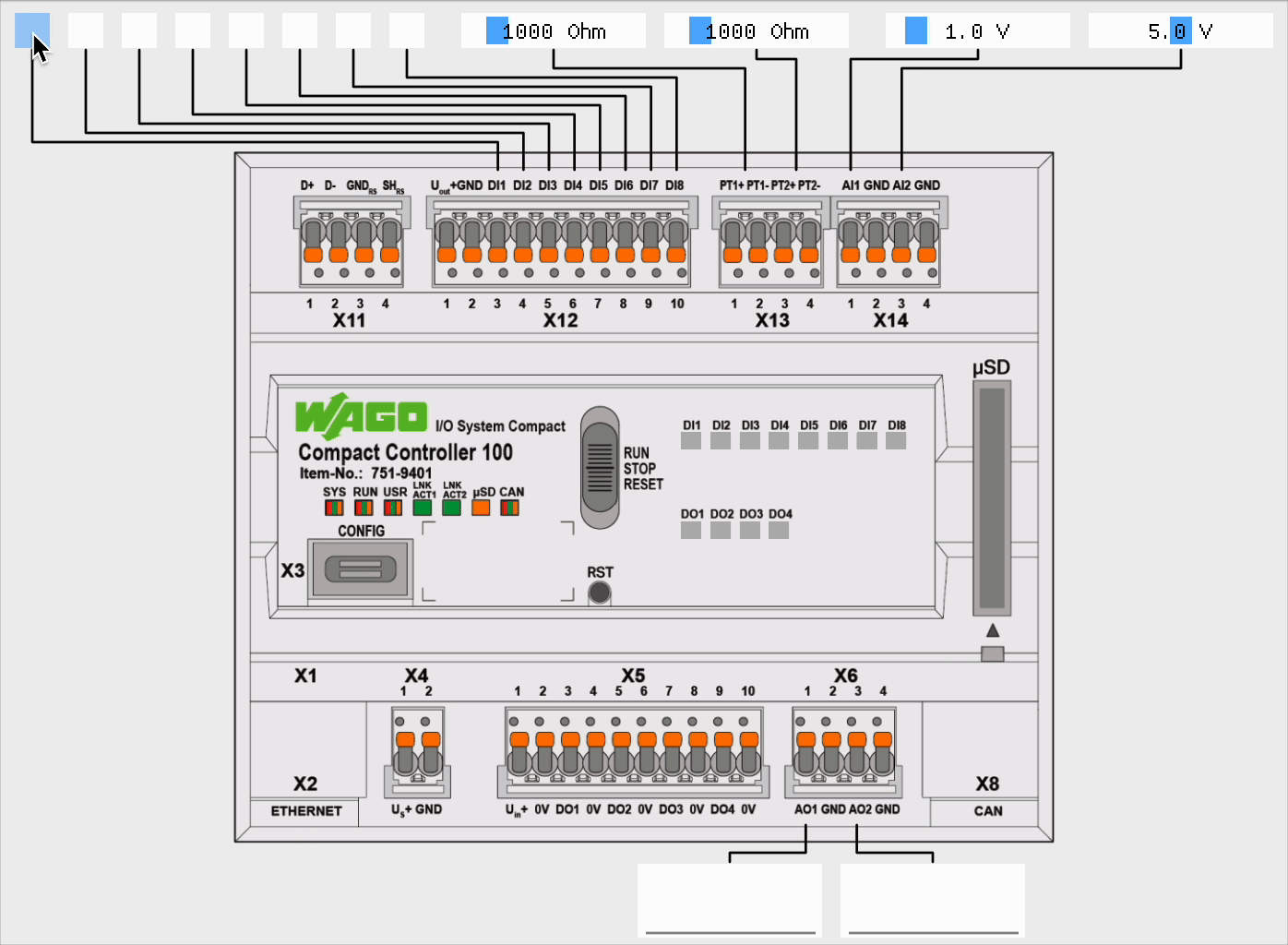 WAGO CC100 Simulator Interface